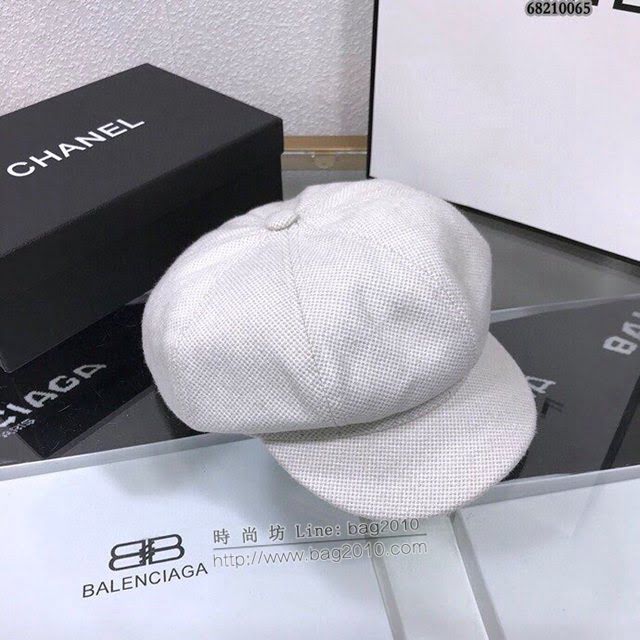 Chanel女士帽子 香奈兒經典八角帽貝雷帽  mm1071